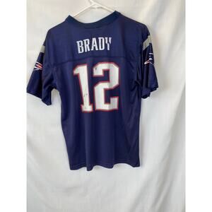 Tom Brady New England Patriots Jersey size youth XL extra large used